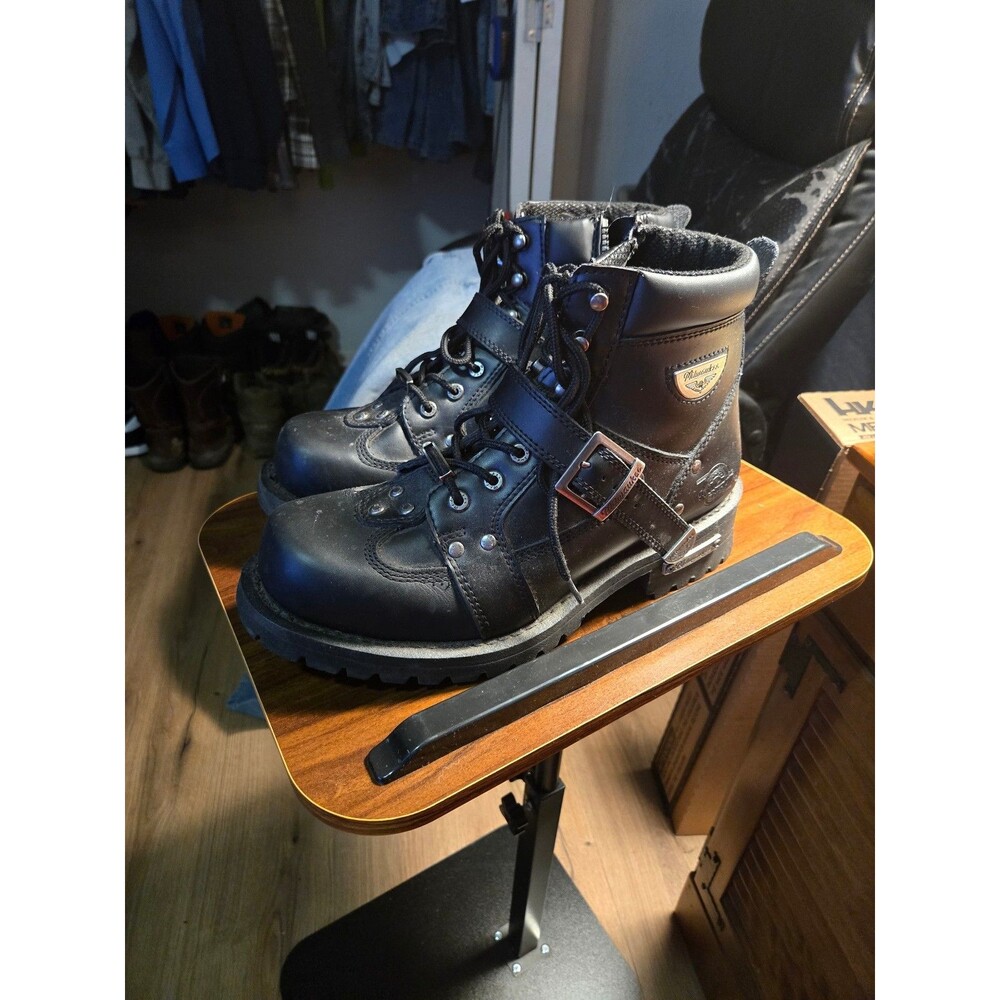 Milwaukee Road Captain Closed Toe Mens Size 11.5D Black Freedom Flex Boots MB433